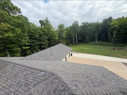 Finished roof sections